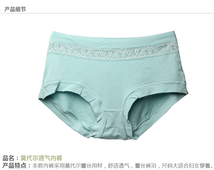 女士高腰性感内裤 大码妇女内裤厂家批发直销 妇女莫代尔内裤透气