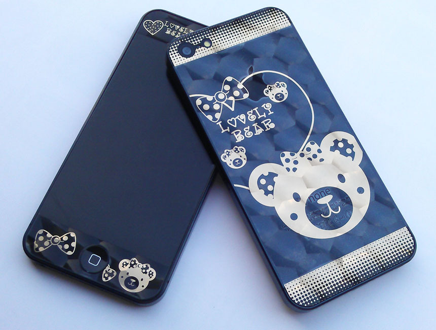 [批发]Iphone5手机保护膜 苹果5手机贴膜 3D手