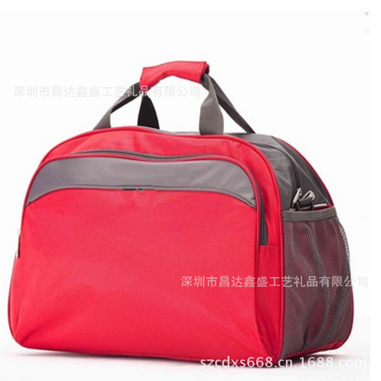 【大容量旅游包,时尚可爱运动包,手提式红色健
