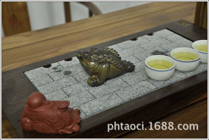 大号七彩变色金蟾茶宠 招财进宝 三足金蟾 树脂青蛙茶宠 摆件