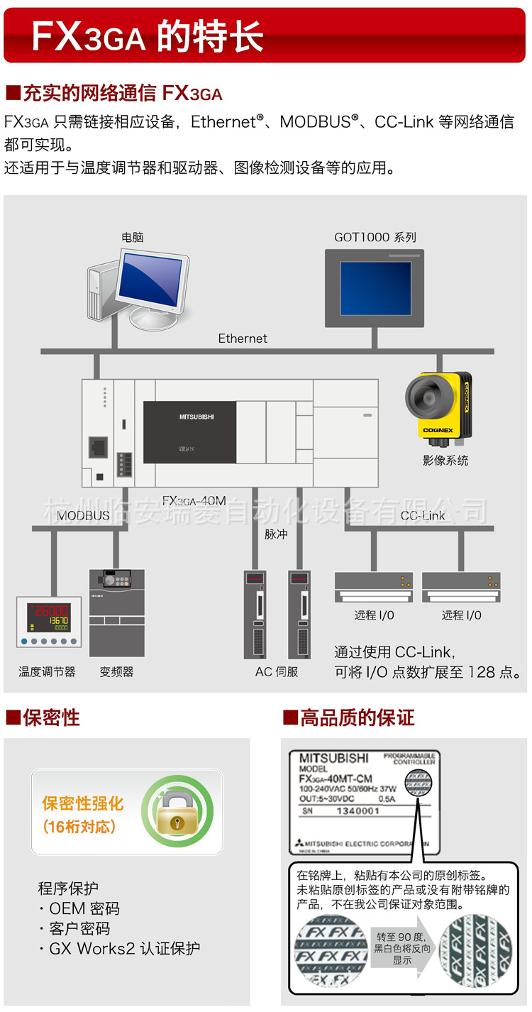 FX3GA輸出規(guī)格