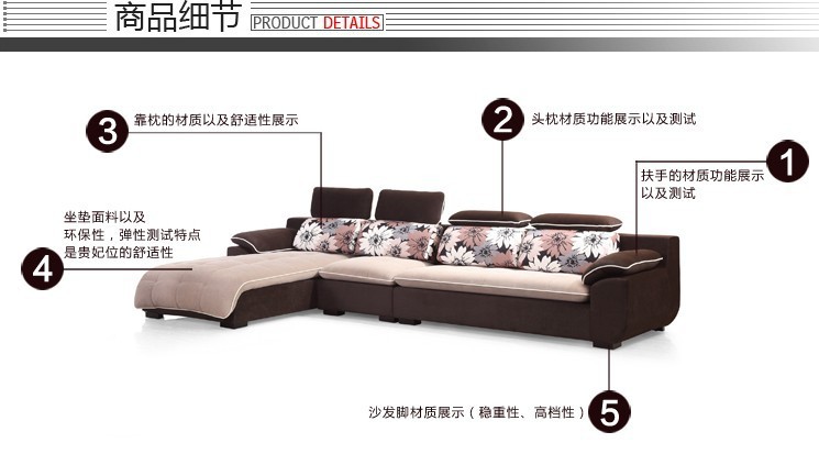 厂家直销 布艺沙发组合 小户型布艺沙发 客厅沙发