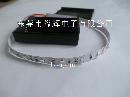 【隆辉DC4.5V电池驱动led软灯条 电池盒LED