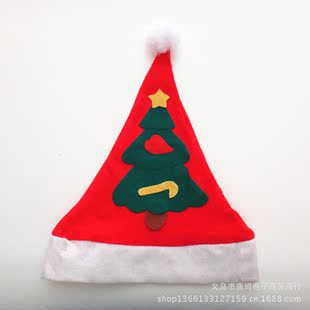 圣诞老人帽子 圣诞节日派对装饰品 儿童节日礼物服装道具圣诞礼品