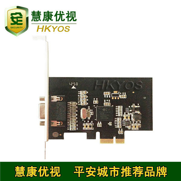 【4路视频采集卡 PCI-E 小插口采集卡 全D1画