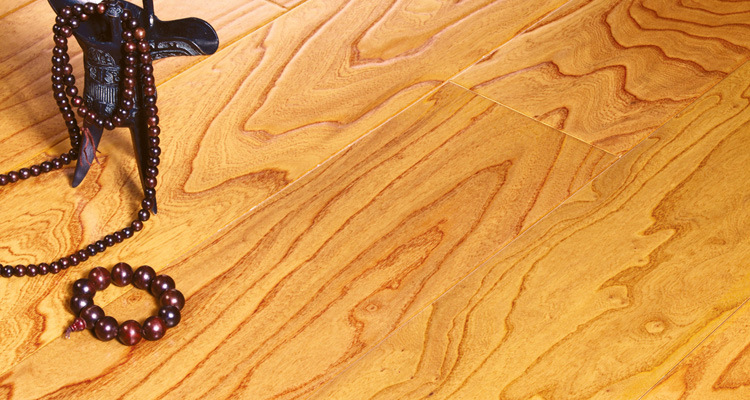 实木复合地板 多层实木佳宝兔地热地板榆木仿
