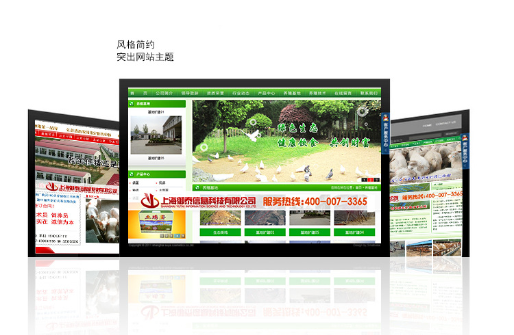 【养殖行业 基础营销型 网站建设 上海网页制作