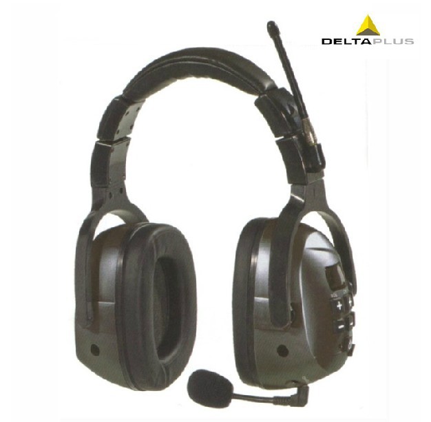 【代尔塔 103013多功能电子耳罩 对讲机 防噪