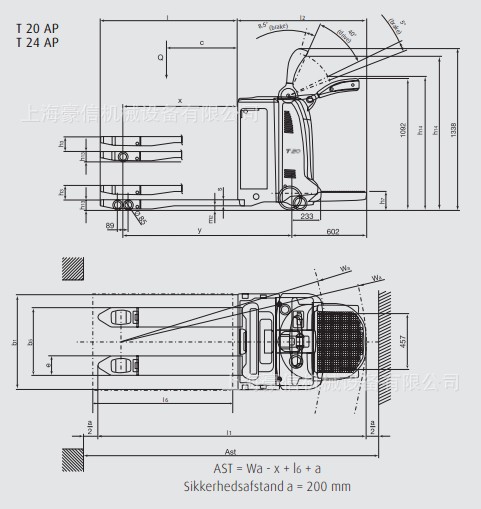 (linde)林德t20ap站驾式电动托盘搬运叉车租赁