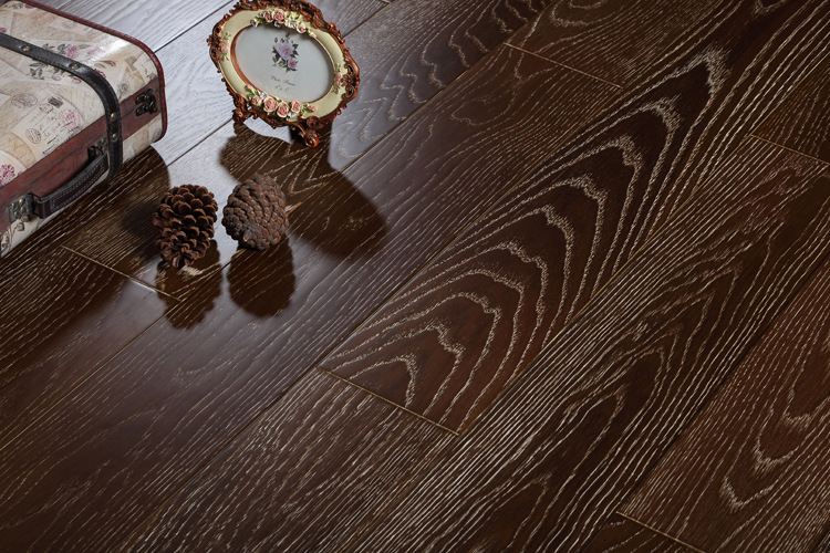 实木复合地板 多层实木佳宝兔地热地板古典橡