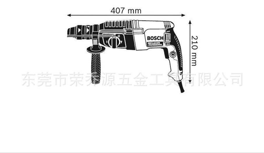 德国进口博世bosch电动工具800w四坑锤钻gbh226dfr电锤