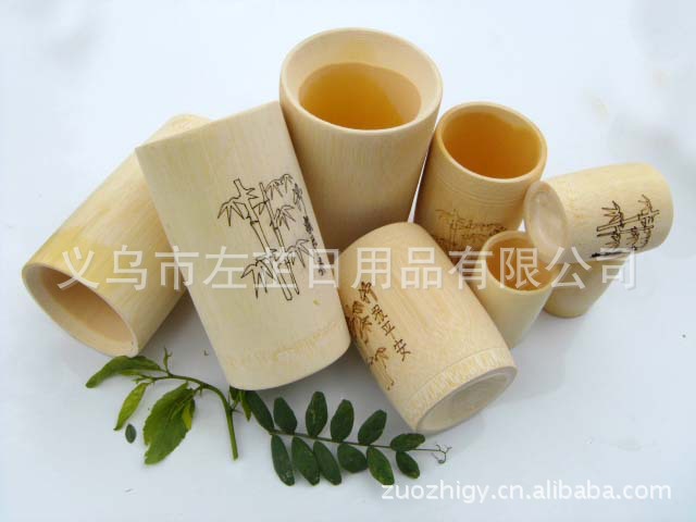 竹木旅游工艺品 天然环保原生态楠竹啤酒杯