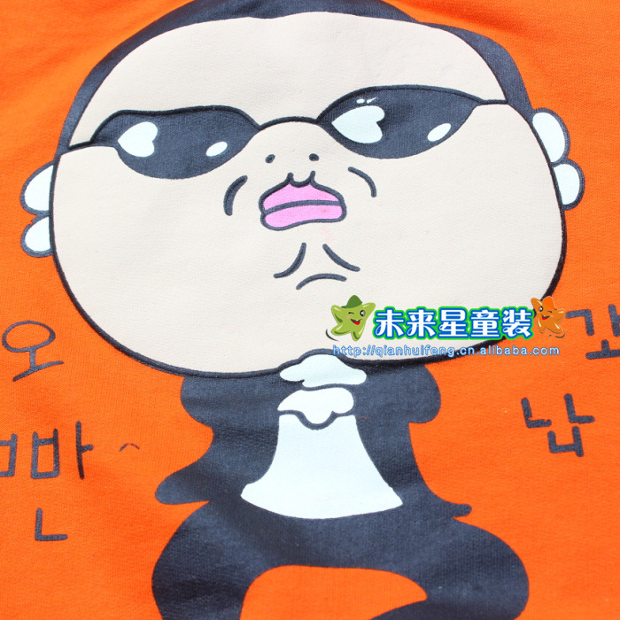 童t恤 2013春季新款童装批发 韩版鸟叔 长袖t恤 全棉针织衫