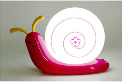 蜗牛台灯壁挂灯、LED可充电小夜灯、励志礼品