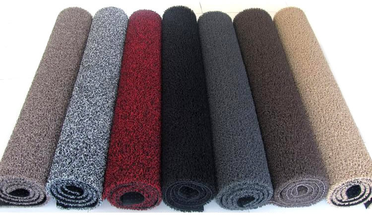 汽车丝圈脚垫专用pvc地毯地垫丝圈卷材1.2*9米加厚三色批发