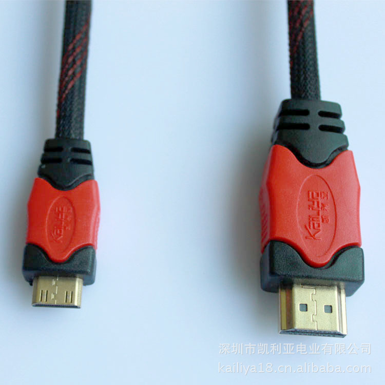 【厂家直线HDMI线1.4 笔记本连接电视高清线