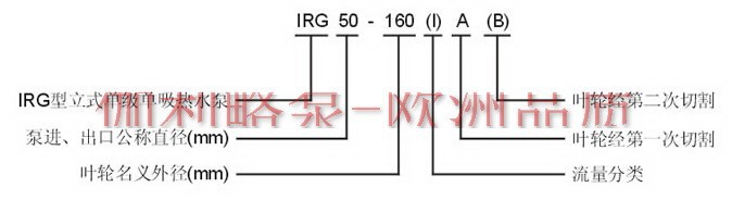 IRG型立式单级热水管道泵