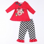 现货 童套装 欧美 外贸童装 原单正品婴幼儿服装0-3岁 大红
