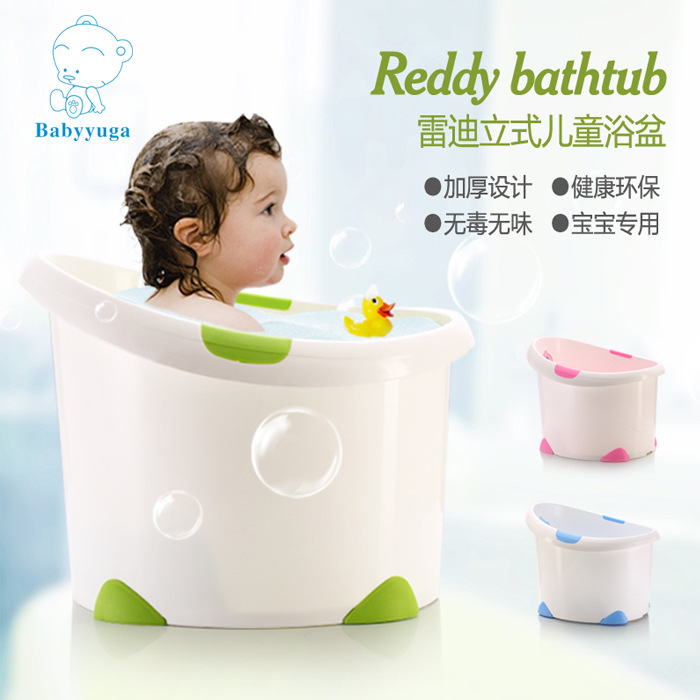 Large Cylinder Factory Direct Baby Bathtub Bath Tub Child B Large Cylinder Factory Direct Baby Bathtub Bath Tub Child Deep Soaking Reddy