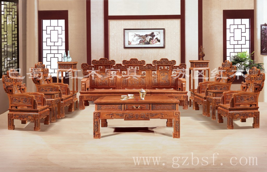 南康红木家具厂长期供应高档配套古典红木家具