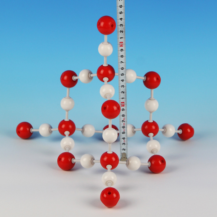 xcm-005-3122-二氧化硅晶体结构(sio2)-晶体结构模型-高中配套