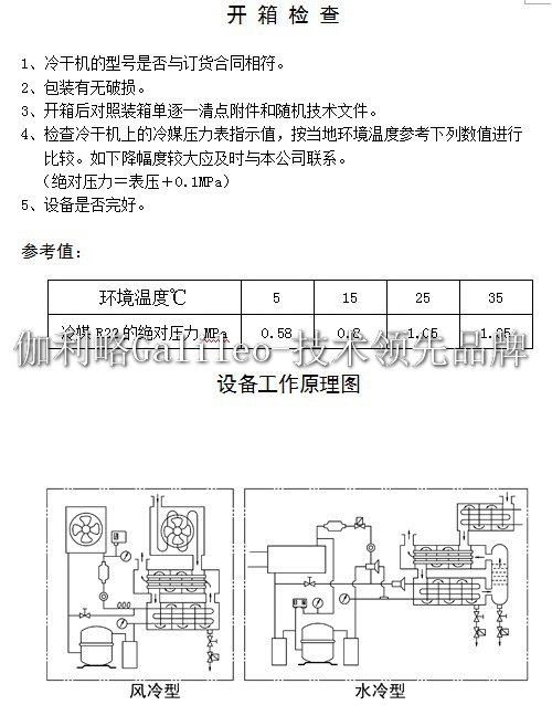 技术文件一起送达    2,80m3以上各型冷干机采用制冷系统多回路并联