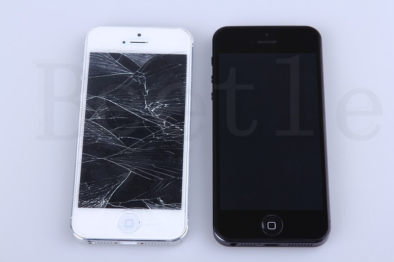 【1工厂批发 新款iphone 5代2.5D弧度钢化玻璃