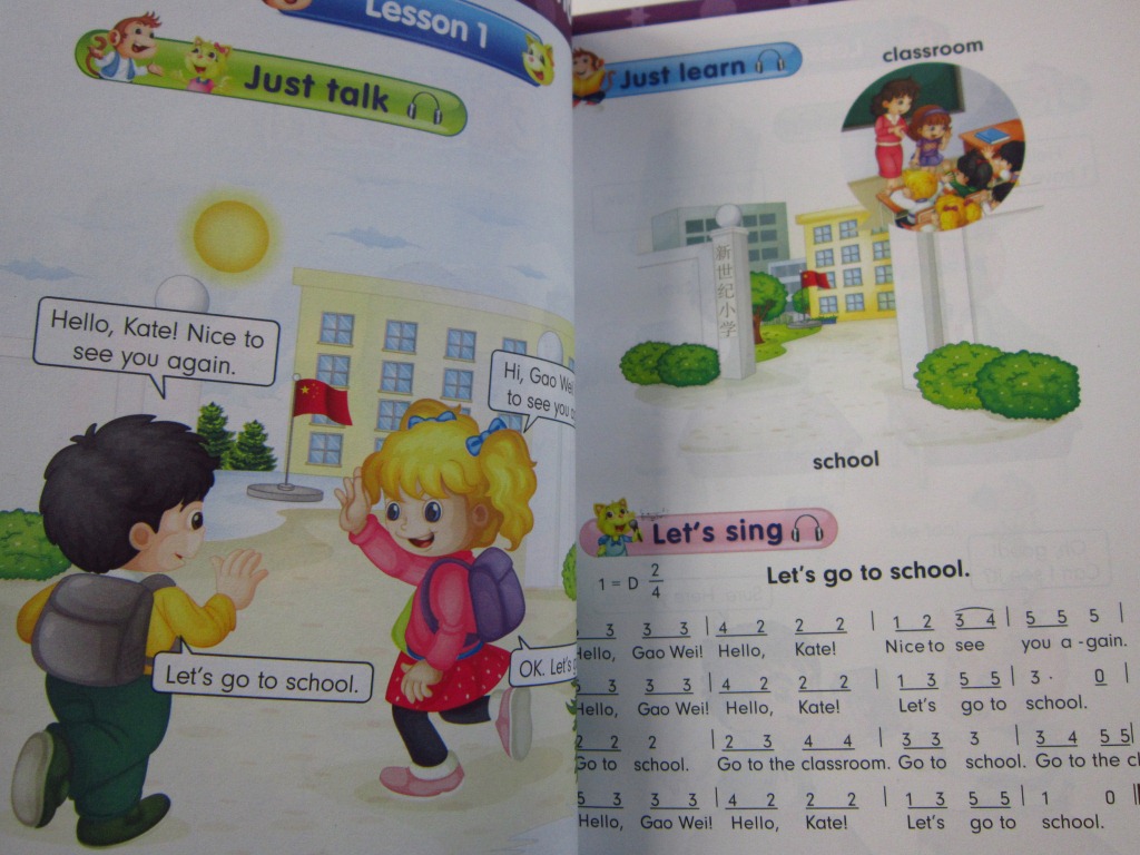 【全新彩色正版人教版小学3三年级下册英语书