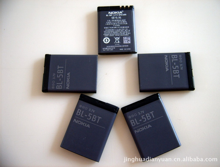 厂家供应诺基亚 BL-5B 低容量手机电池 品质好