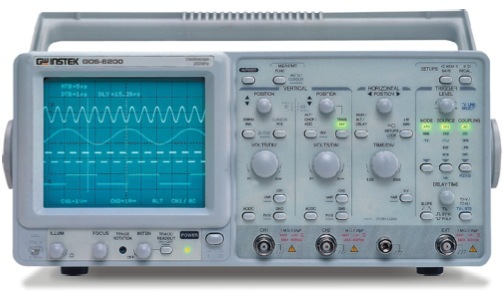 gos6200200mhz模拟光标直读示波器gwinstek固纬