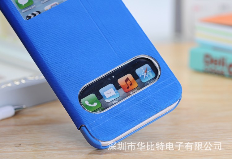 【双开窗接男人iphone5C手机套iphone5C电话皮套用华为什么手机号图片