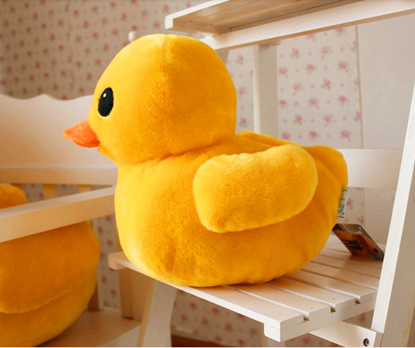 【大黄鸭公仔 毛绒玩具 黄色小鸭 鸭鸭 儿童礼物
