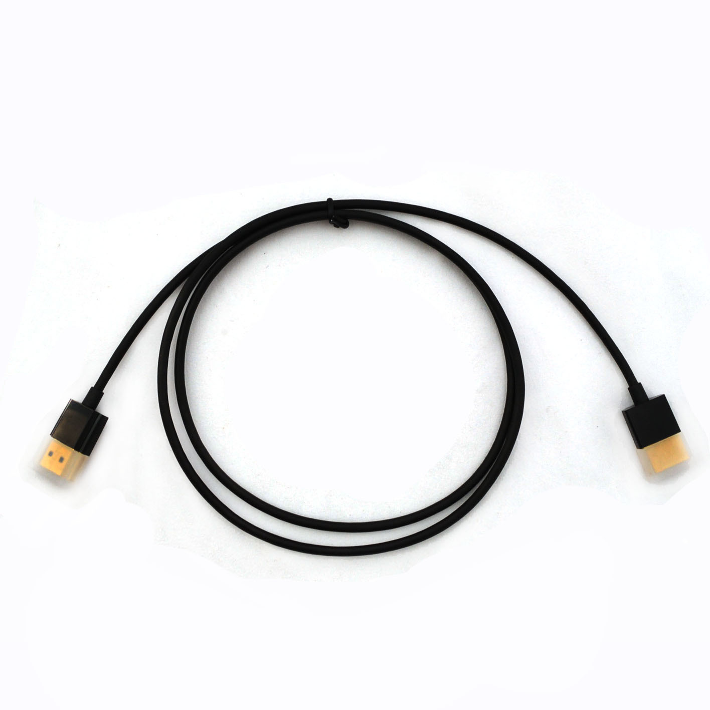 【生产供应黑色 极细便携HDMI A对A高清线 高