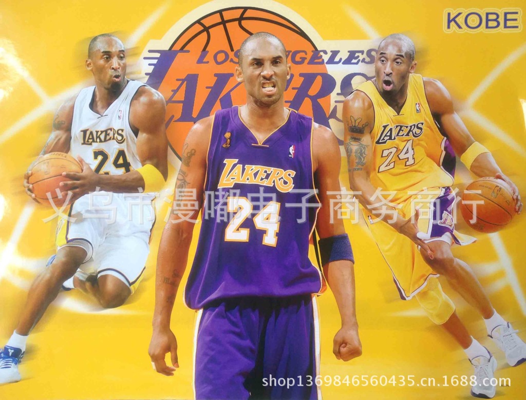 【明星海报 NBA 球星 海报定做 韦德与詹姆斯