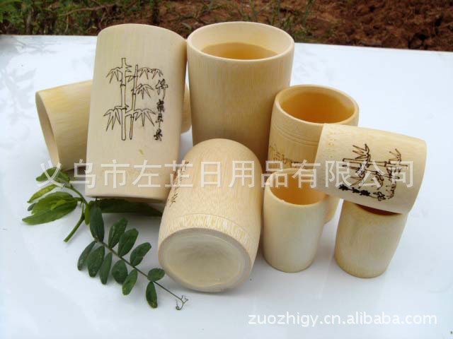竹木旅游工艺品 天然环保原生态楠竹啤酒杯