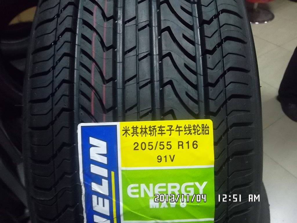 全新正品米其林轮胎205/55r16/v8/91v/斯柯达/马自达