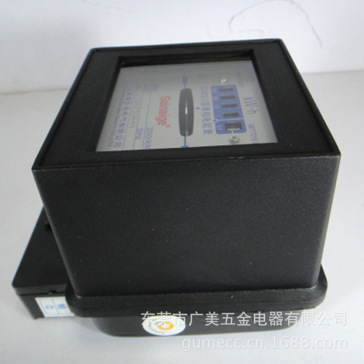 批发赛耐格 dd862单相电能表 黑色外壳家用电表 机械式电度表