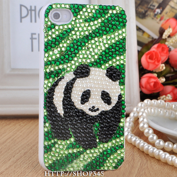 新款熊猫材料包 外壳手机美容贴钻套餐 CLB-4