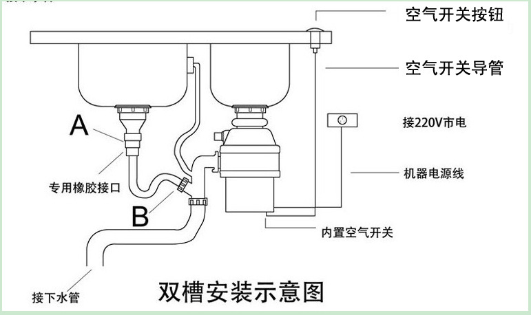 【广州工厂产销 厨房清洁宝 垃圾处理器 可上门