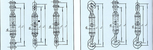 不锈钢船用闭式索具螺旋扣cb/t3818-1999_花篮螺丝_列表网