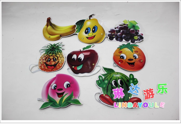 儿童面具 卡通面具 亲子游戏表演面具 喜羊羊面具 动物面具头饰