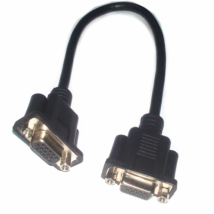 【深圳厂家直销HDMI转VGA线1.5米1.8米3米电