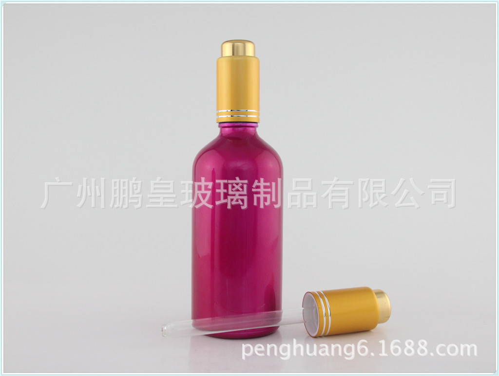 v盖子精油瓶15ml玻璃瓶电化铝盖子塑料滴塞】2771图片