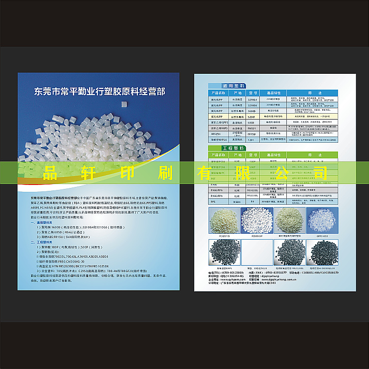 单张彩页产品简介公司简介海报