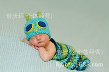 婴儿针织货源 儿童秋装婴儿帽子手工毛线摄影