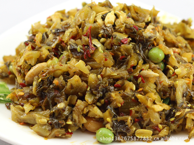 【五仁雪菜菜瓜子花生黄豆青豆酱菜等外婆咸莜面和燕麦片能同吃吗图片