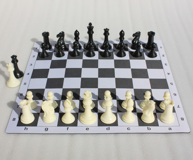 加重斯汤顿国际象棋106mm 国际比赛用棋 特大号国际象棋 4个皇后