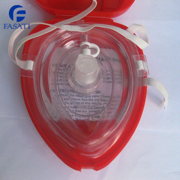 正品医用CPR面罩口对口简易人工呼吸器面罩
