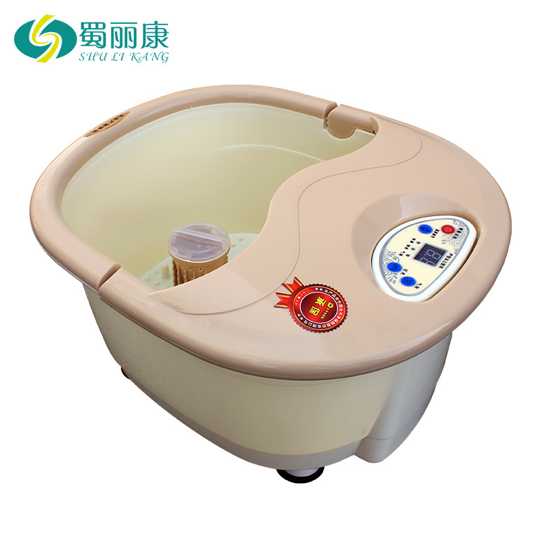 厂家直销足浴盆自动按摩泡脚盆洗脚盆电动按摩加热足疗塑料洗脚桶