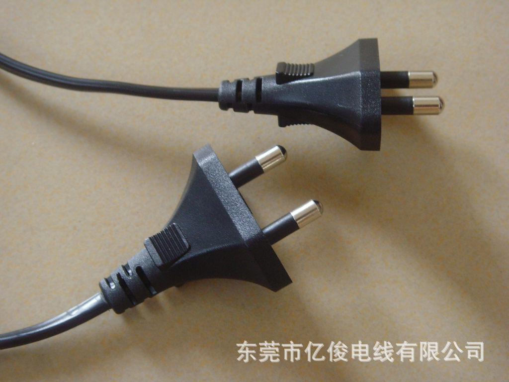 印度插头 印度认证电源线 ac.